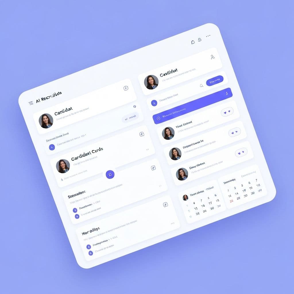 Flowdexx AI Dashboard showing candidate screening interface