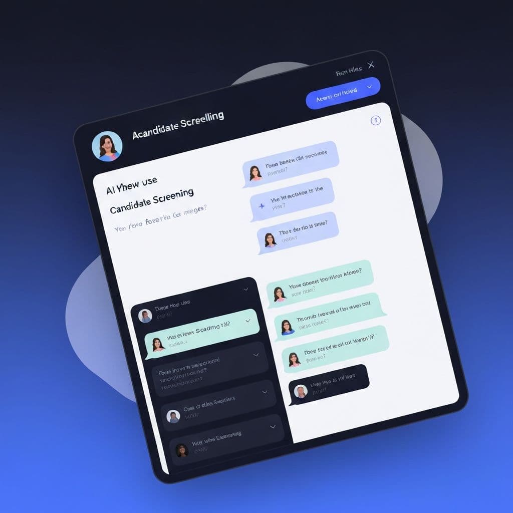 Flowdexx AI chat interface for candidate screening
